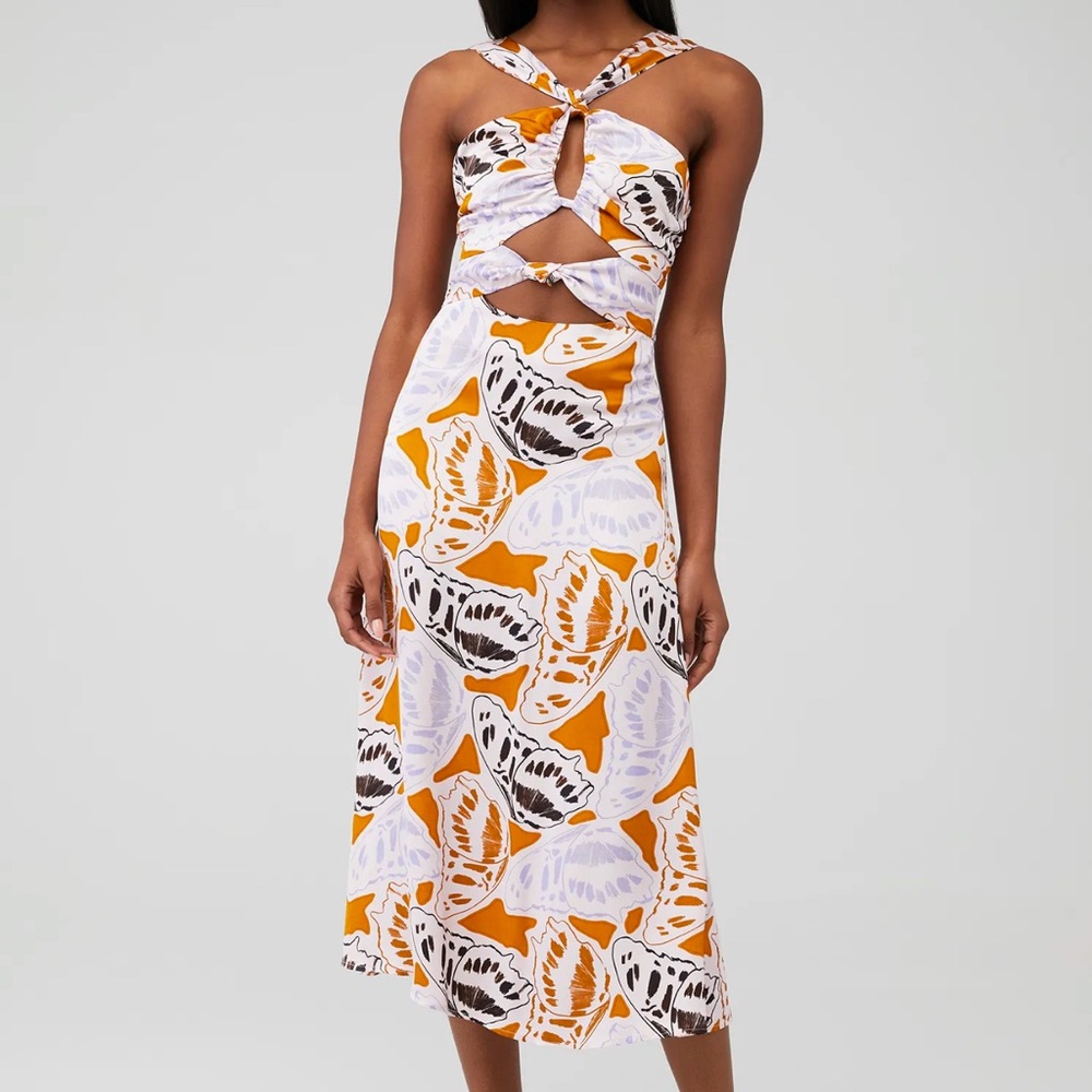 For Love & Lemons Esmeralda Midi Dress - Small
